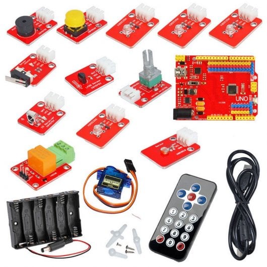 Kit de Blocos Eletrónicos Compatível Arduino