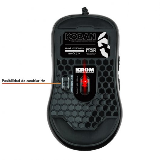 Krom Koban Ratón Gaming 4000 DPI