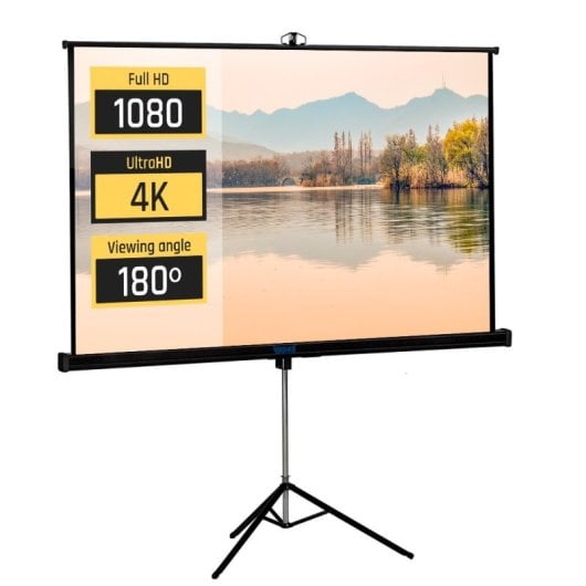 iggual-Pantalla-de-Proyección-112"-200x200-cm-con-Trípode-+-Bolsa