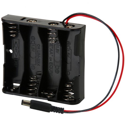 Caja De Alimentación 4 Pilas Compatible con Arduino
