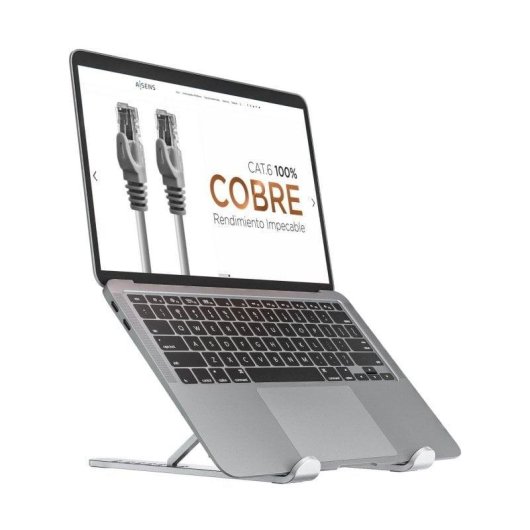 Support de Bureau Aisens LPS1M-099 Ajustable Alu 15" Argent