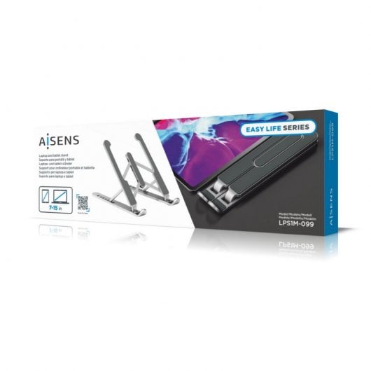 Aisens LPS1M-099 Soporte para Portáti hasta 15" Plata