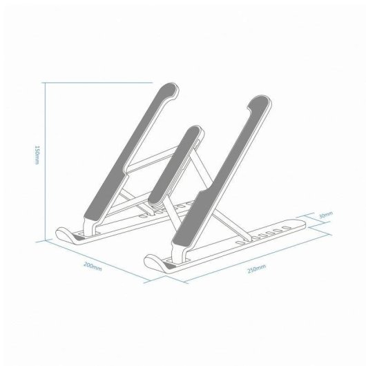Support de Bureau Aisens LPS1M-099 Ajustable Alu 15" Argent