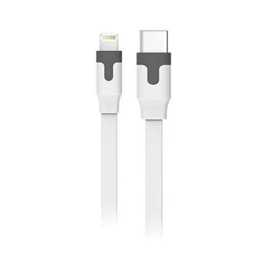 Muvit MUUSC0232 Cable USB-C a Lightning Macho/Macho 20cm Blanco