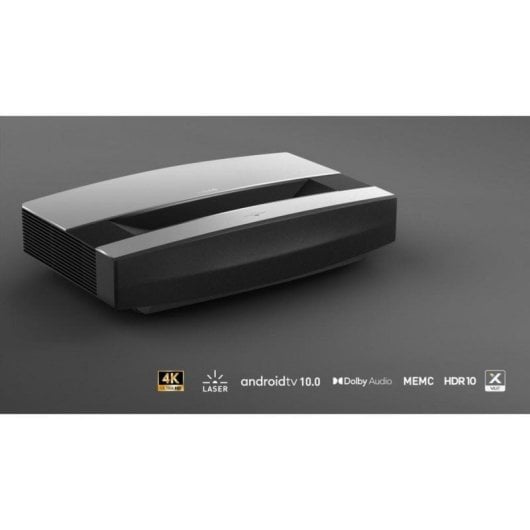 Projetor XGIMI Aura UHD 4K 2400 Lúmenes 150" LED DLP Smart TV Ultra Curto Alcance