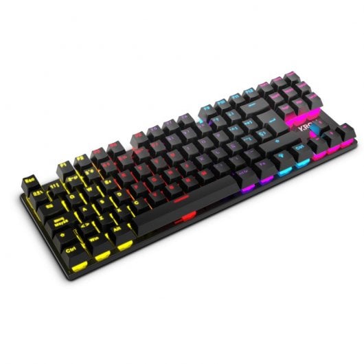 Krom Kasic TKL Rainbow Teclado Gaming Negro