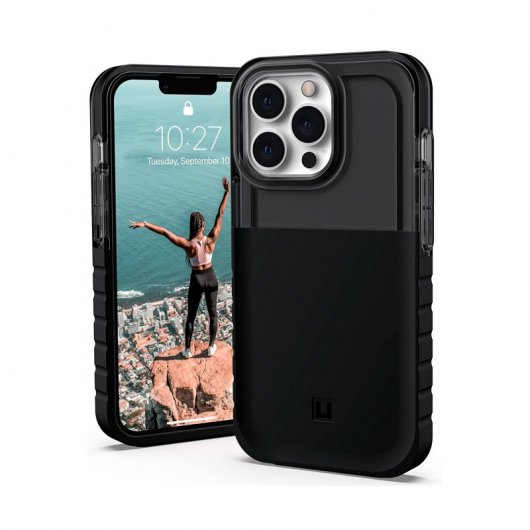 UAG Dip Funda Rígida Antigolpes Negra para iPhone 13 Pro