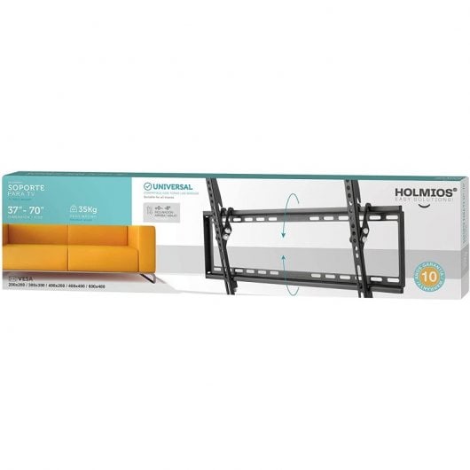 Holmios Soporte de Pared para TV 37"-70" VESA 600x400 Máx. 35Kg