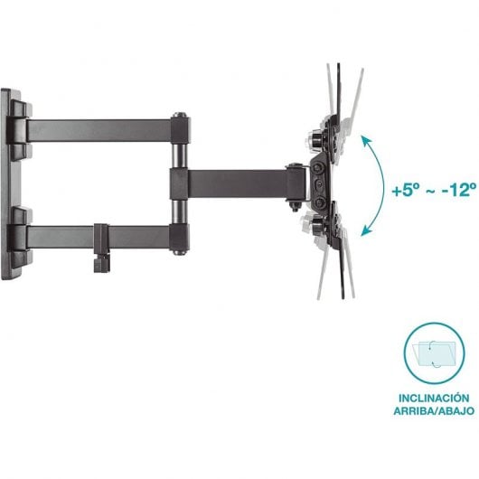 Holmios Soporte de Pared Giratorio Extensible para TV 13"-42" VESA 200x200 Máx. 20Kg