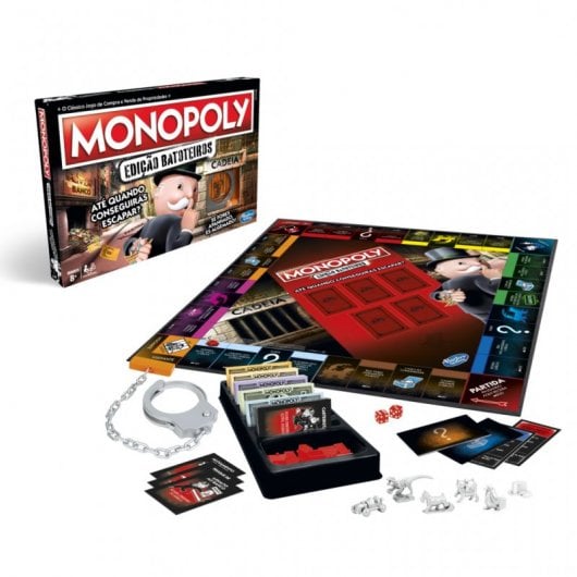 Hasbro Original Monopoly Tramposo Juego de Mesa en Portugués