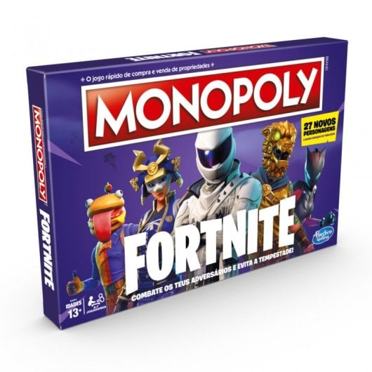 Hasbro Original Monopoly Fortnite Juego de Mesa en Portugués
