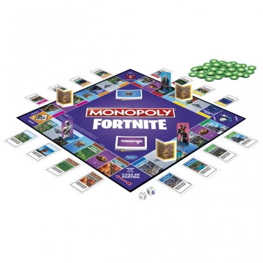 Hasbro Original Monopoly Fortnite Juego de Mesa en Portugués