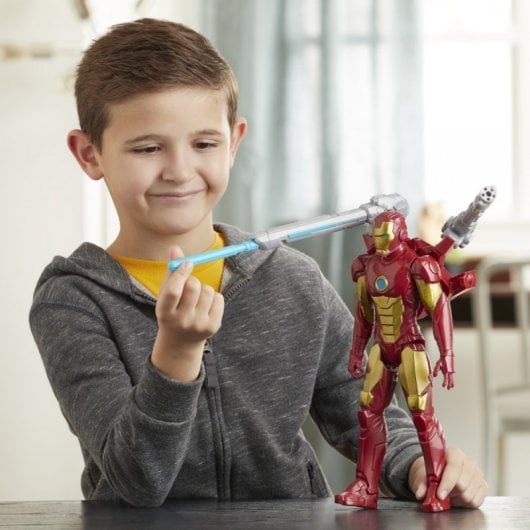 Hasbro Original Titan Hero Series Iron Man y Accesorios Figura