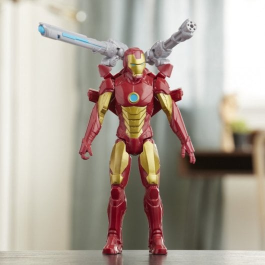 Figura originale Hasbro Titan Hero Series Iron Man e accessori