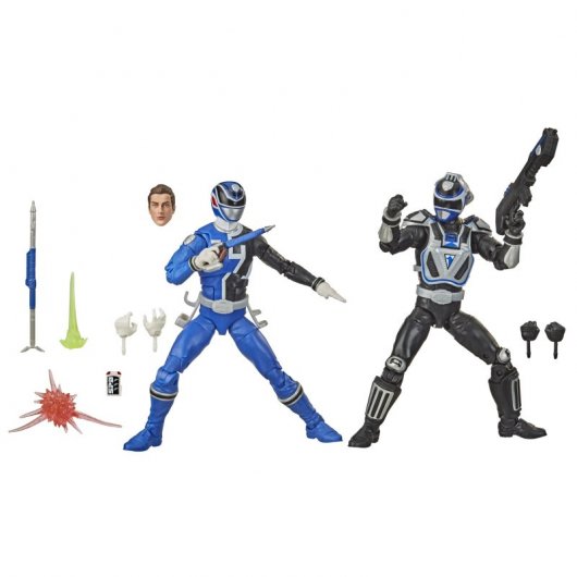 Hasbro Original Power Rangers Lightning Collection SPD Azul vs Azul B ...
