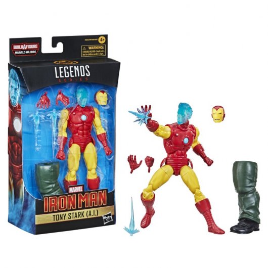 Hasbro Original Shang Chi Marvel Legends Series Figura Tony Stark (A.I.) 15cm