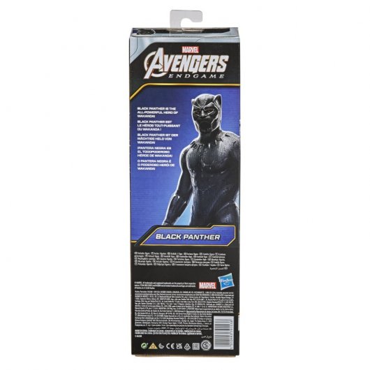 Marvel Avengers Titan Hero Series, action figure di Black Panther da collezione da 30 cm, giocattolo per bambini dai 4 anni in su