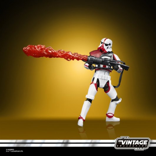 Hasbro Original Star Wars Colección Vintage Soldado Lanzallamas Figura