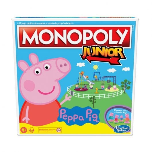 Jeu de société Monopoly Junior Peppa Pig original d'Hasbro