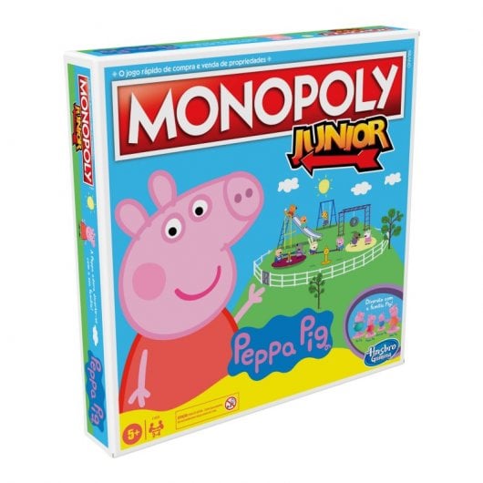 Jeu de société Monopoly Junior Peppa Pig original d'Hasbro