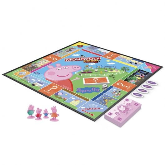 Jeu de société Monopoly Junior Peppa Pig original d'Hasbro