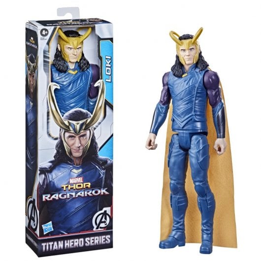 Marvel Avengers , Titan Hero Series, Loki, action figure da collezione da 30 cm, giocattolo per bambini dai 4 anni in su