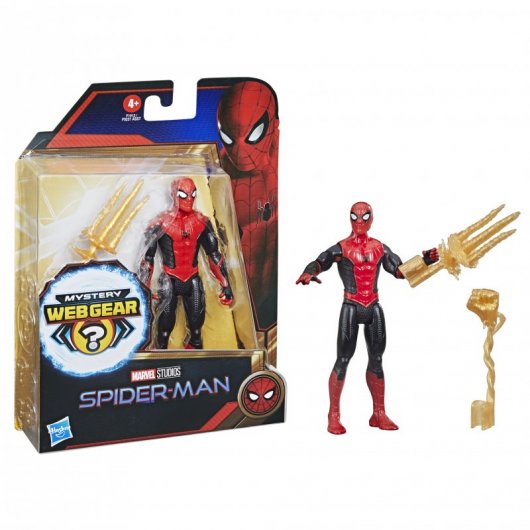 Hasbro Original Spiderman Armadura Mystery Web Gear Figura