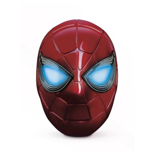 Figura di Iron Spider con casco elettronico Marvel originale Hasbro