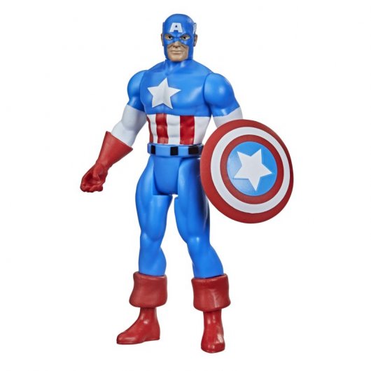 Figura di Capitan America della serie retrò Marvel Legends originale Hasbro