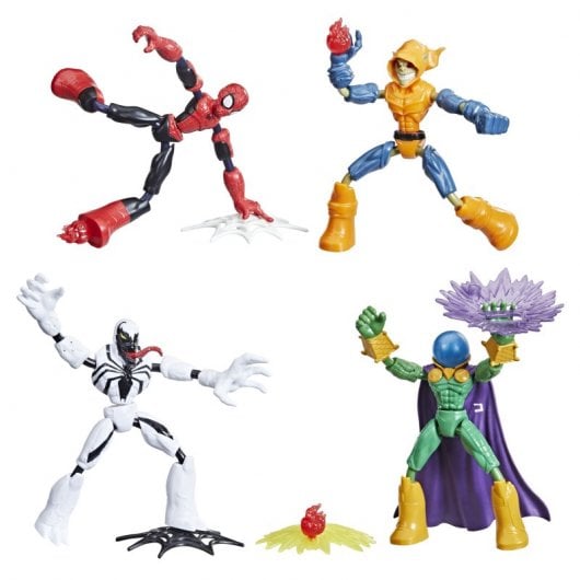 Hasbro Original Spiderman Bend And Flex Battle Pack Figuras