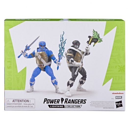 Hasbro – figurines originales de la collection Lightning Power Rangers X Teenage Mutant Ninja Turtles