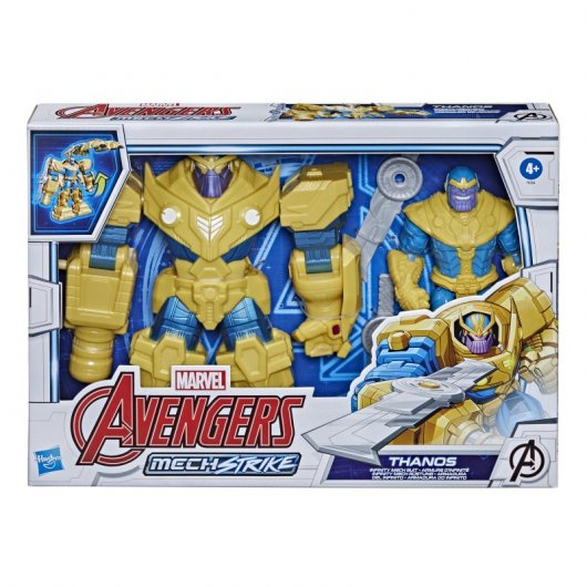 Hasbro Original Marvel Avengers Thanos Figura Mech Strike
