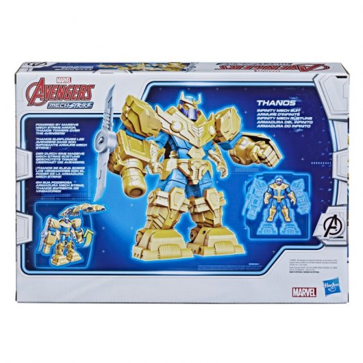 Hasbro Original Marvel Avengers Thanos Figura Mech Strike