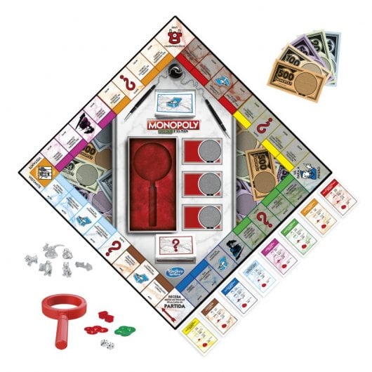 Monopoly Crooked Cash, jeu de société original Hasbro en portugais