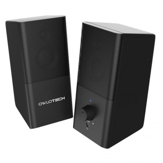 Colunas de mesa Owlotech Speakers Start 2.0 renovadas