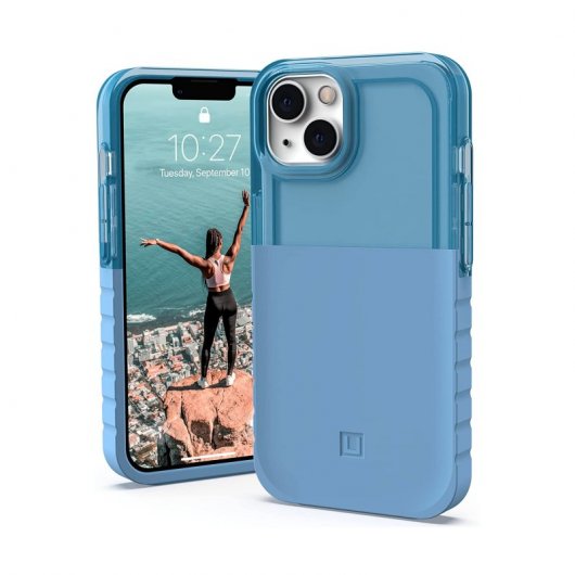 UAG Dip Funda Rígida Antigolpes Azul Claro para iPhone 13