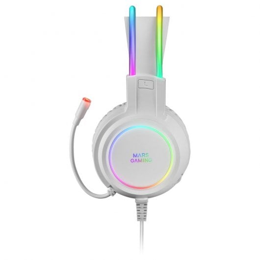 Mars Gaming MHRGBW Headset Gaming RGB Branco