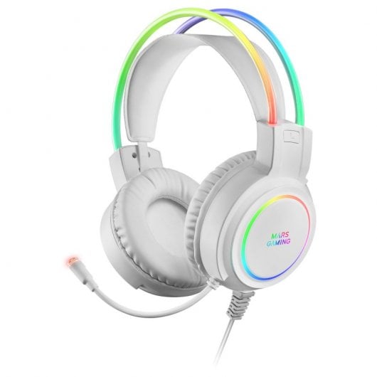 Mars Gaming MHRGBW Headset Gaming RGB Branco