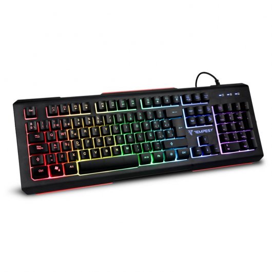 Tempest K9 RGB Backlit Teclado Gaming RGB Refurbished