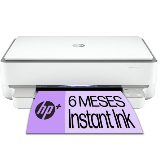 HP Envy 6032e Impresora Multifunción Color Dúplex WiFi + 6 Meses de Impresión Instant Ink con HP+
