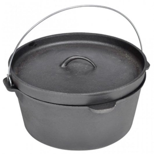 VidaXL Olla Horno Holandés con Tapa 8.8L + Accesorios