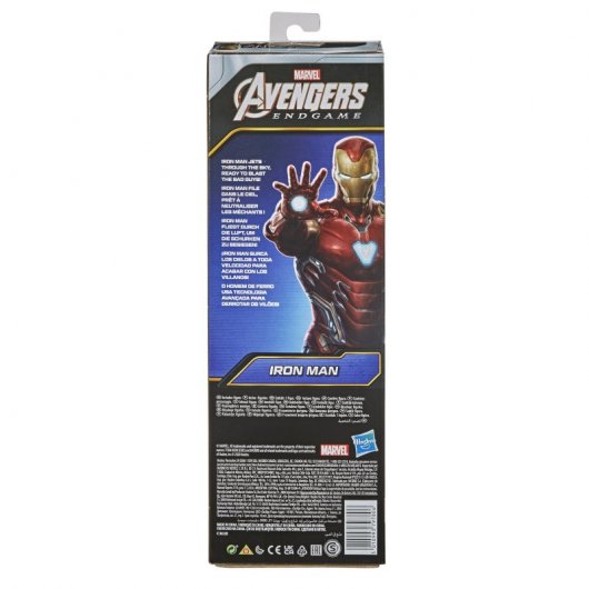 Hasbro Original Titan Hero Series Marvel Avengers  Iron Man Figura
