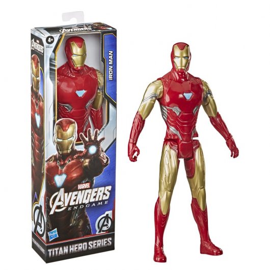 Marvel Avengers: Endgame Marvel Avengers,Titan Hero Series, Iron Man, action figure da 30 cm, per bambini dai 4 anni in su