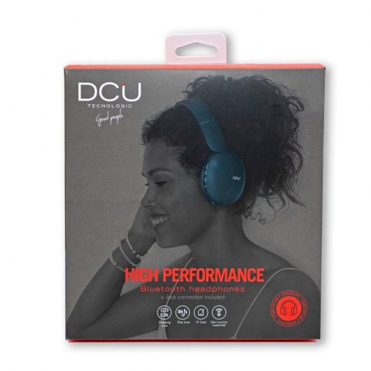 DCU Tecnologic Auriculares Bluetooth Plegables Multifunción Negros