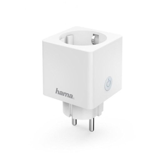 Prise intelligente Hama Wi-Fi Commande vocale Design compact 3680 W