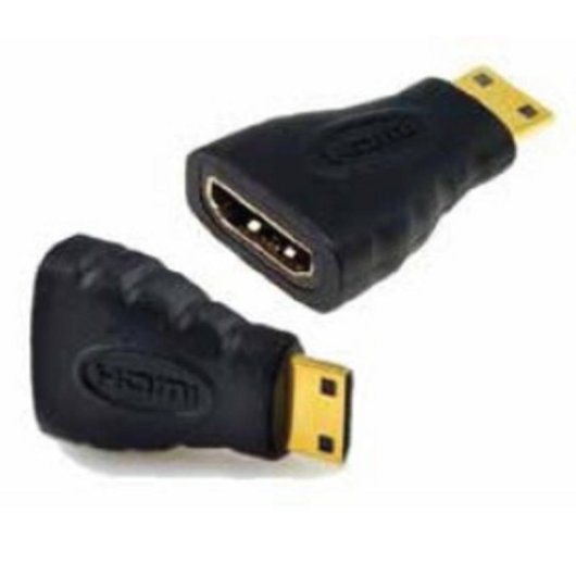 Adaptador Approx APPC18 Mini HDMI Macho para HDMI Fêmea Contactos Dourados