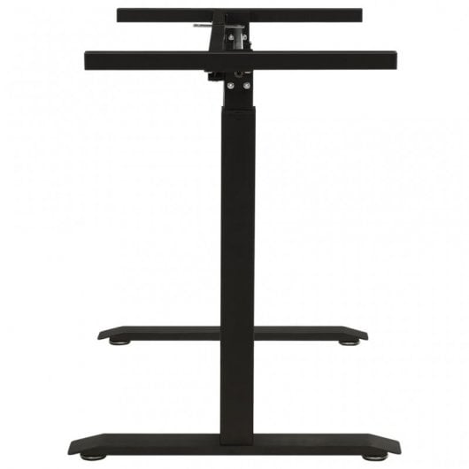 VidaXL Estructura de Escritorio Elevable de Altura Ajustable Manivela Negro