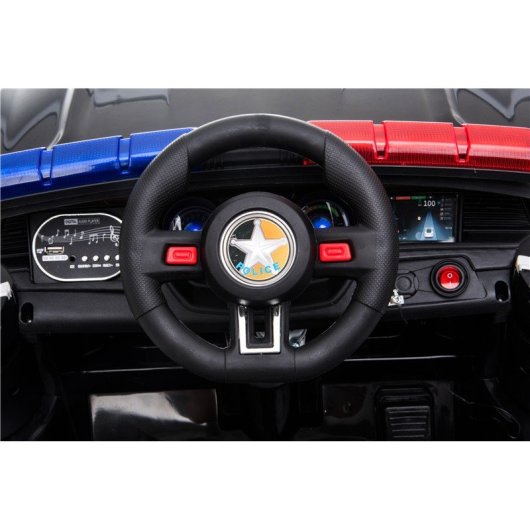 Ataa Cars Coche Eléctrico Infantil Policía 12V