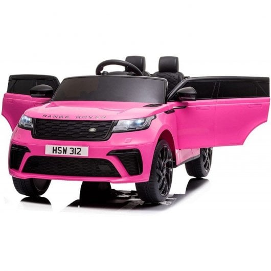 Ataa Cars Coche Eléctrico Infantil Licencia Oficial Land Rover Range Rover Velar 12V Rosa