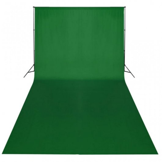 VidaXL Kit Estudio Fotográfico con Lámparas, Sombrillas, Fondo y Reflector
